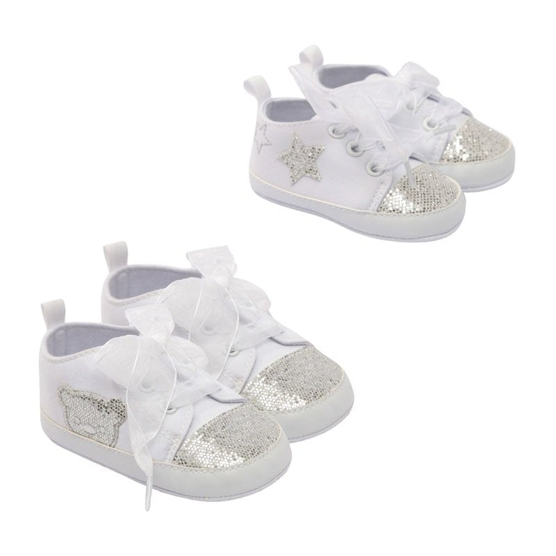 Baby 2024 glitter trainers