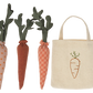 Maileg Carrots in shopping bag,