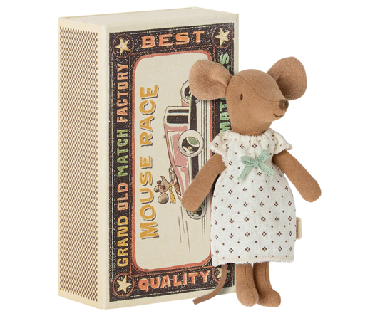 Maileg Big sister mouse in matchbox