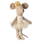 Maileg Ballerina mouse, Little sister - Off white