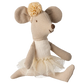 Maileg Ballerina mouse, Little sister - Off white