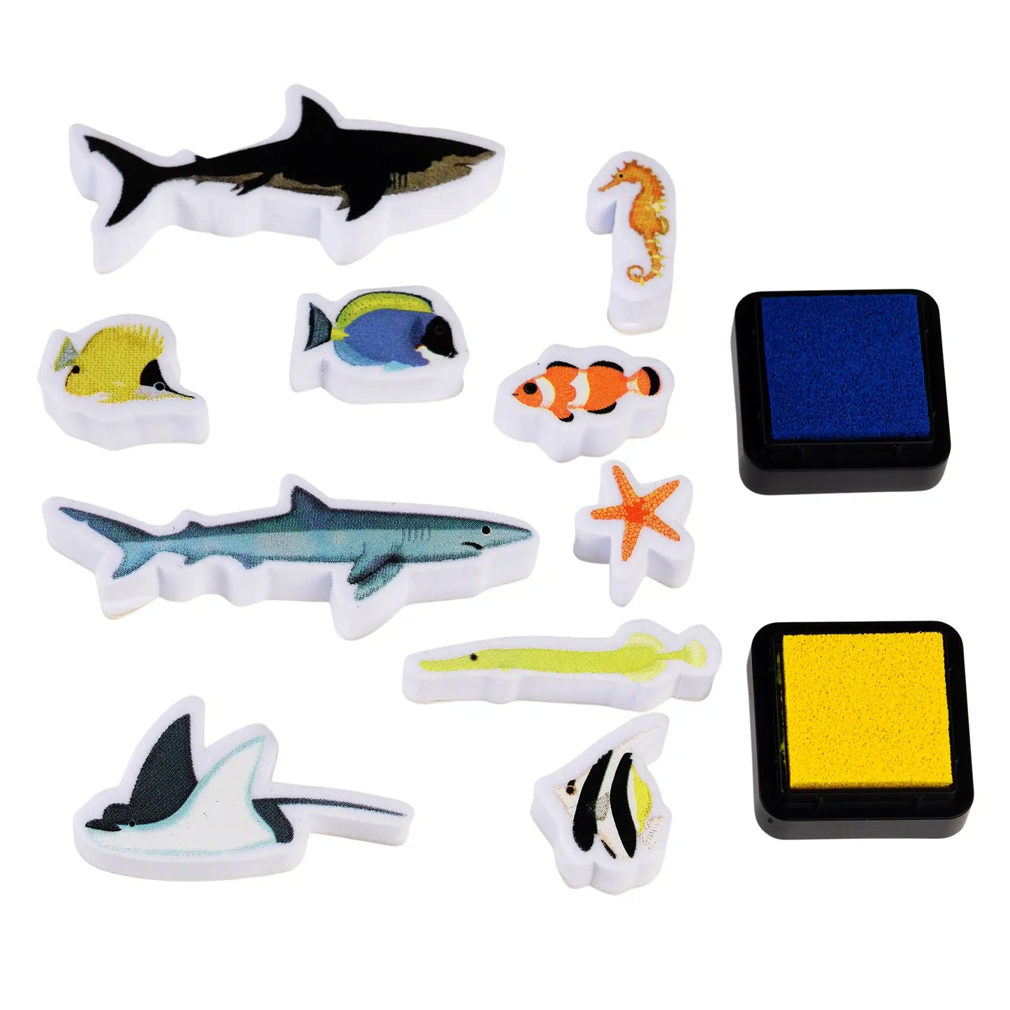 Set of mini stamps - Ocean Animals