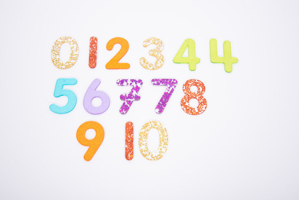 Tickit Toys - Rainbow Glitter Numbers