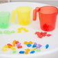 Translucent Colour Nesting Jugs - Pk3 by Tickit Toys