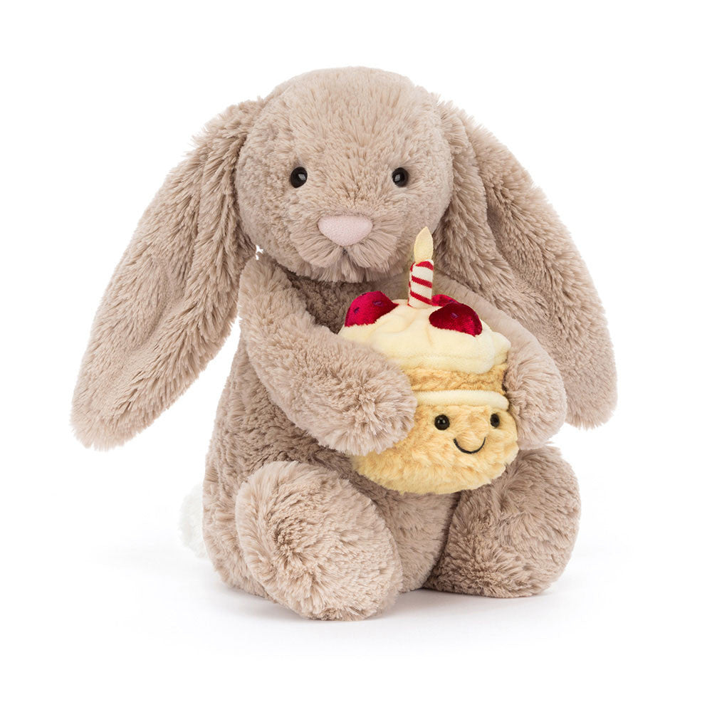 Jellycat Bashful Beige Birthday Bunny