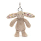 Jellycat Blossom Beige Bunny 'Petal' Bag Charm