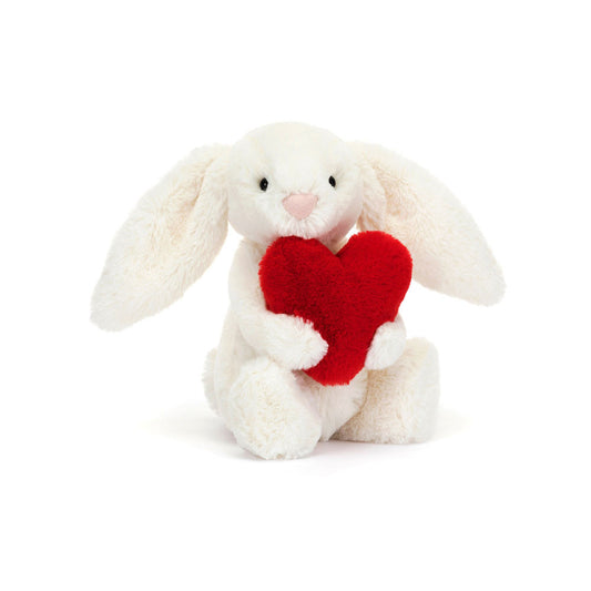 Jellycat Bashful Red Love Heart Bunny Medium