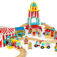 Bigjigs Wooden Fun Fair Train Set