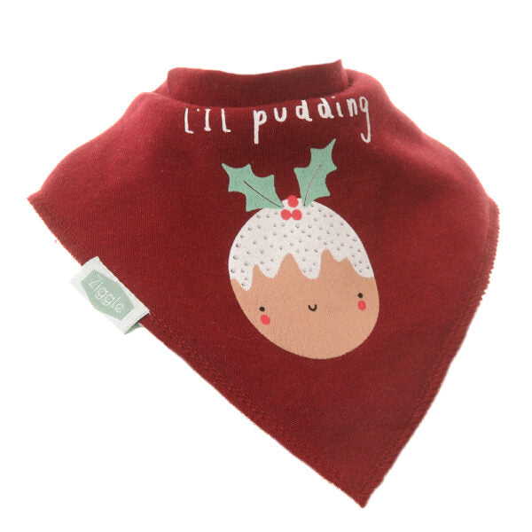 Ziggle Pudding Christmas Bib