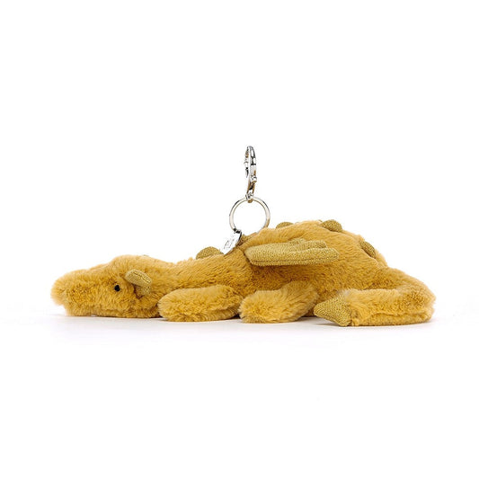 JellyCat Golden Dragon Bag Charm