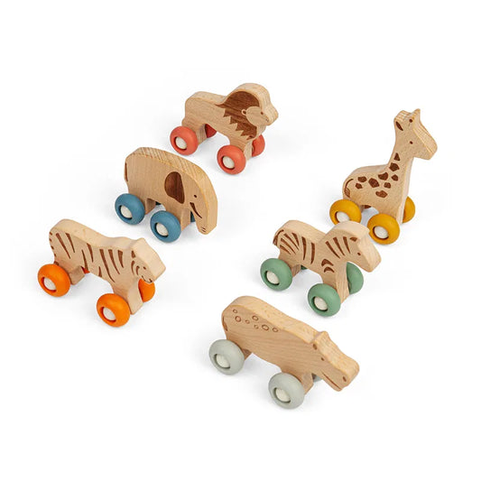 Bigjigs Jungle Animal on Wheels