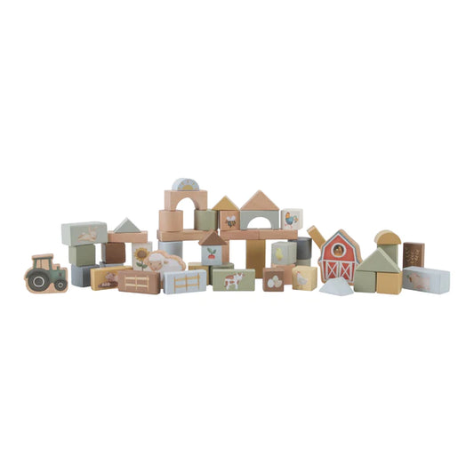 Little Dutch Wooden Farm Building Blocks