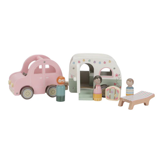 Little Dutch Brand New Toy Car with Caravan