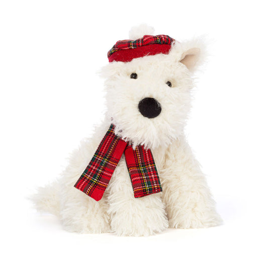 Jellycat Winter Warmer Munro Scottie Dog Christmas Jellycats