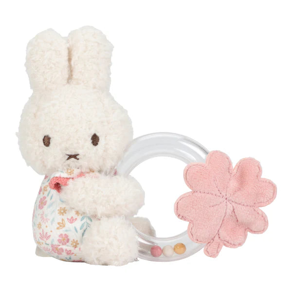 Miffy x Little Dutch Rattle ring - Lucky Blossom