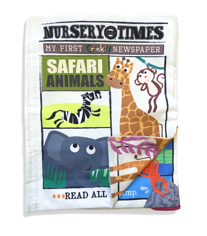 Crinkly Times - Animal Safari Cloth Book