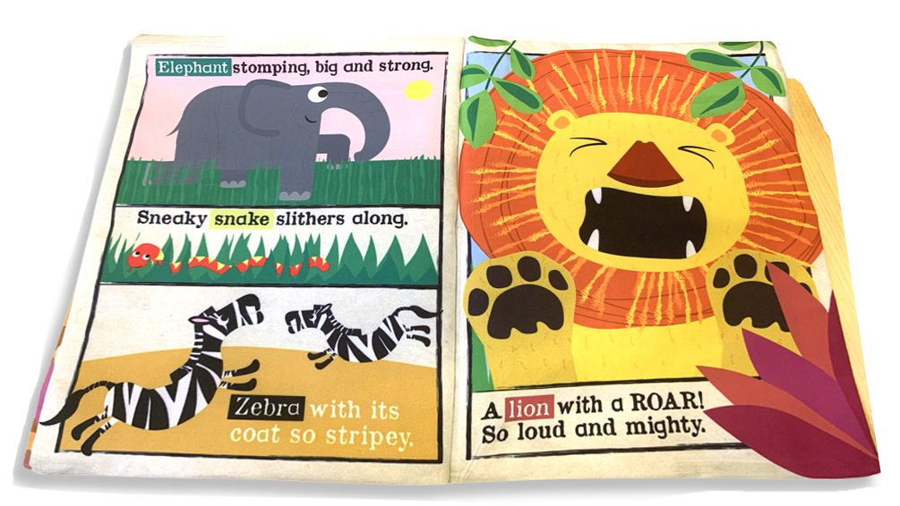 Crinkly Times - Animal Safari Cloth Book