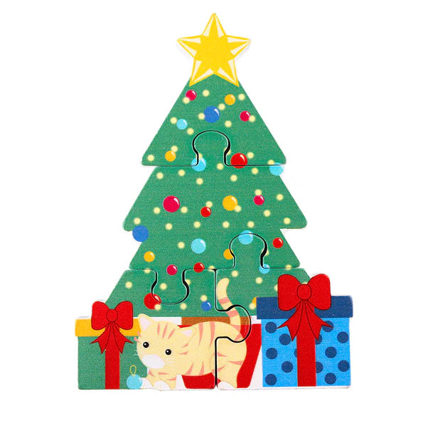 Christmas Tree Wooden Puzzle by Orange Tree