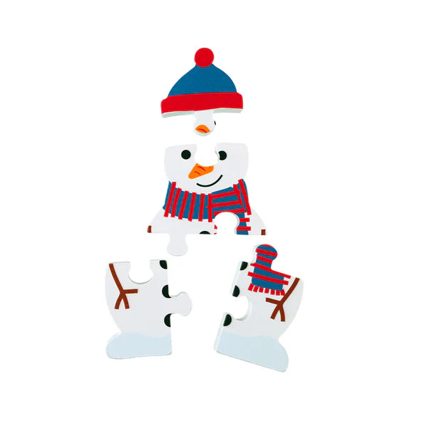 Snowman Wooden Puzzle by Orange Tree