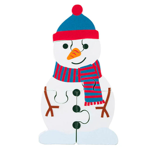 Snowman Wooden Puzzle by Orange Tree