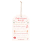 Sugarplum Fun Christmas Rules Hanging Sign