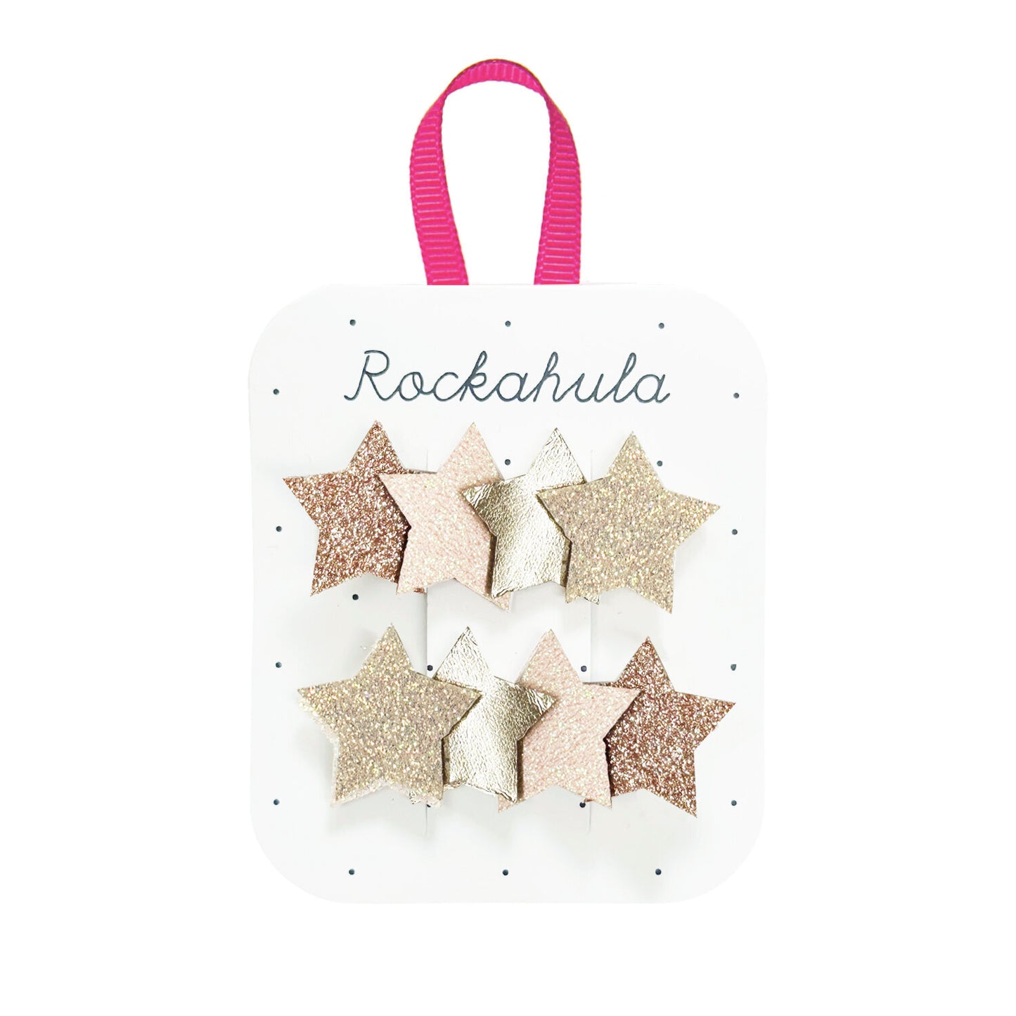 Frosted Shimmer Star Clips Rockahula