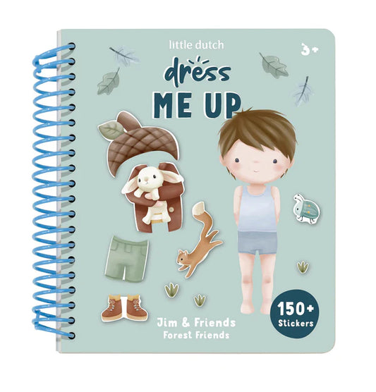 Little Dutch Dress me up book - Forest Friends