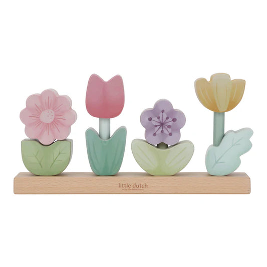 Little Dutch Stacking Puzzle Flowers  - Fairy Garden