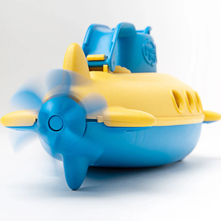 Green Toys Submarine (Blue Handle) Bath Time Fun