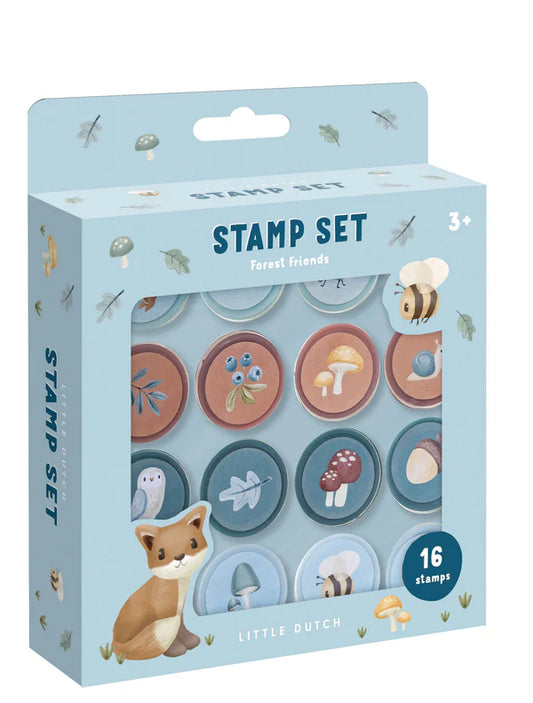 Little Dutch Self inking stamps - Forest Friends