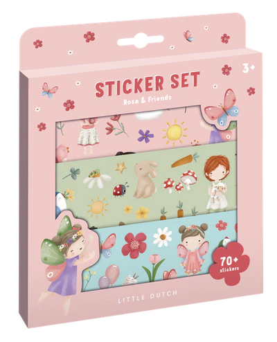 Little Dutch Stickerset - Rosa & Friends