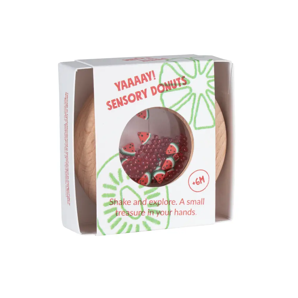 Petit Boum Sensory Toy Donut Watermelon